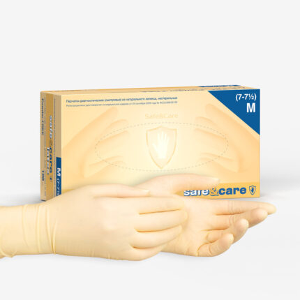Перчатки «Safe&Care»® латексные двукратного хлорирования TL 202
